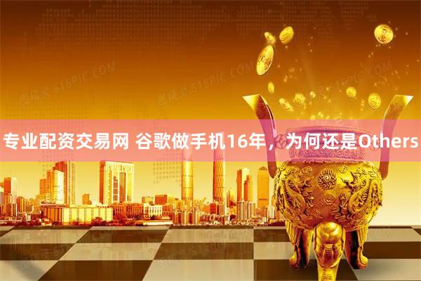 专业配资交易网 谷歌做手机16年，为何还是Others